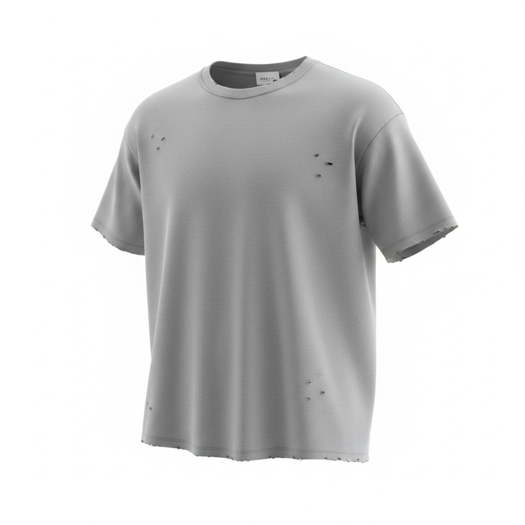 Flint Distressed Boxy Tee