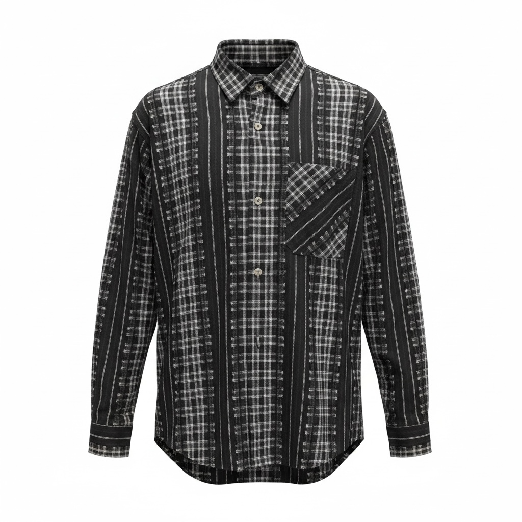 Shadowbox paneled Shirt