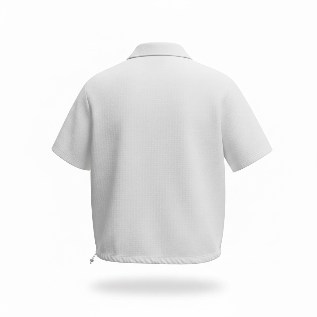 The Chalk Grid Zip Shacket