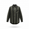 Evergreen paneled shirt
