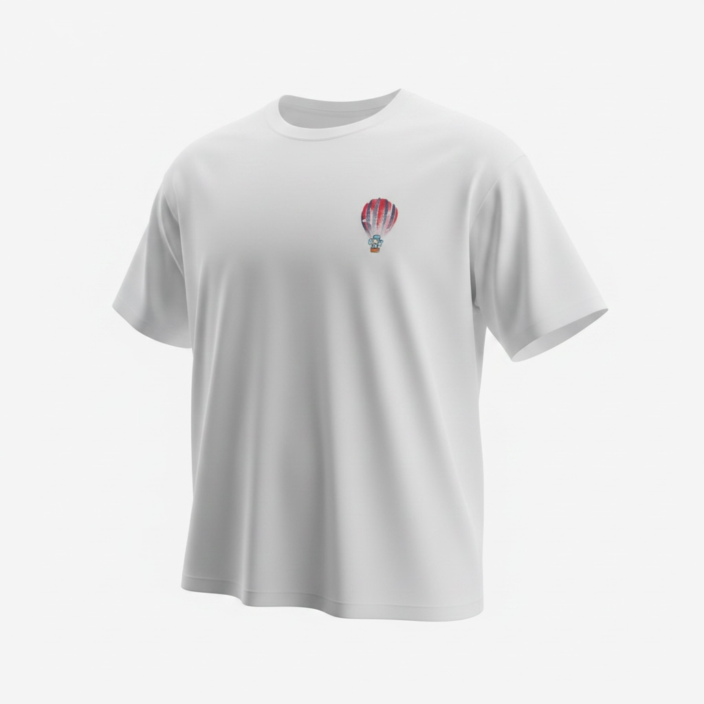 Oversized Alabaster Element Tee