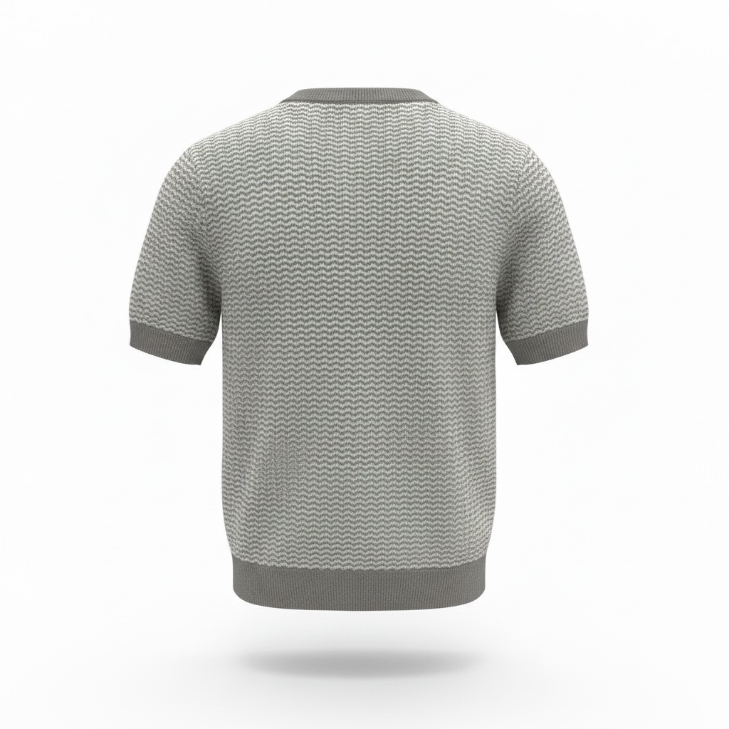 Fitted Granite Ripple Pullover