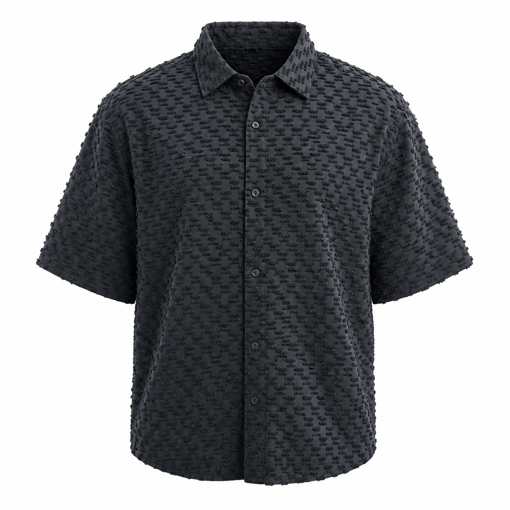 Moss-Stitch Resort Shirt