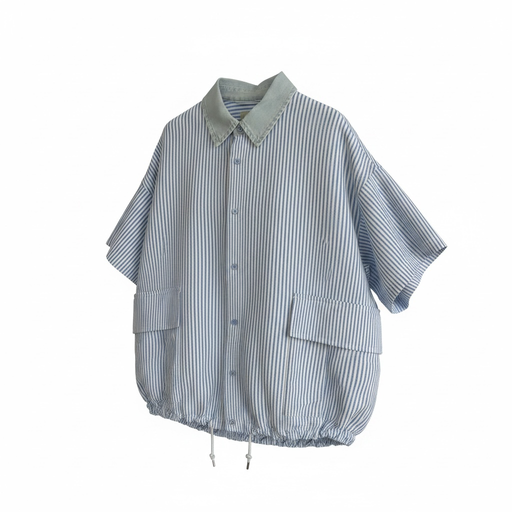 Cargo Stripe Shacket