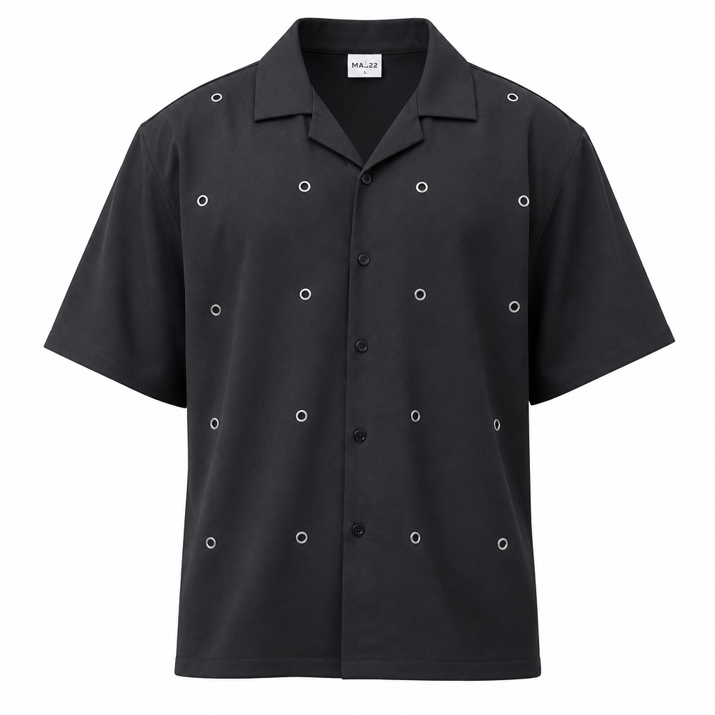 Midnight Grommet Camp Shirt