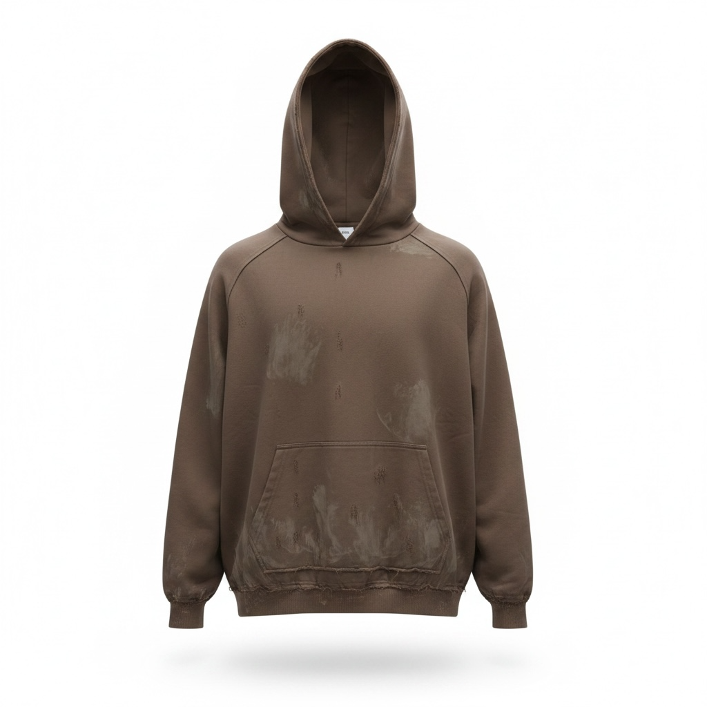 Espresso burnout hoodie