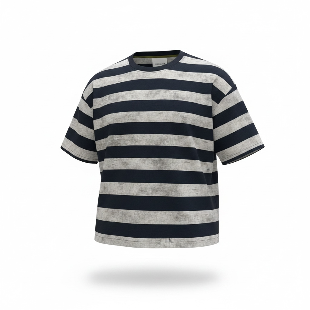 Smudged Slate Parallel Tee