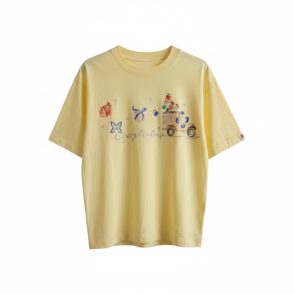 Oversized Buttercream vintage Top