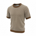 Fitted Espresso Ripple pullover