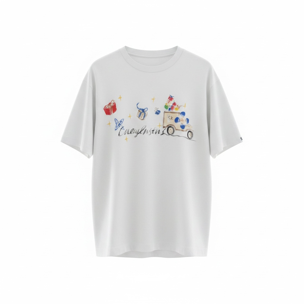 Oversized White Vintage Top