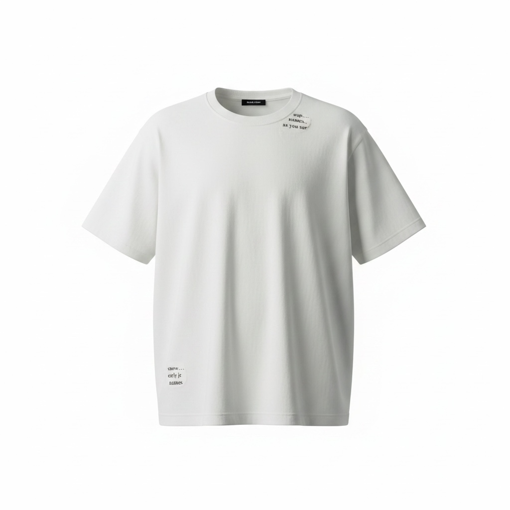 The Alabaster Distorted Label Tee