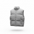 Sleevless puffer jacket