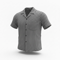 Noir Riviera Camp Shirt