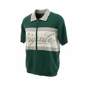 Effortless Fitted Brigade Zip Knit Polo