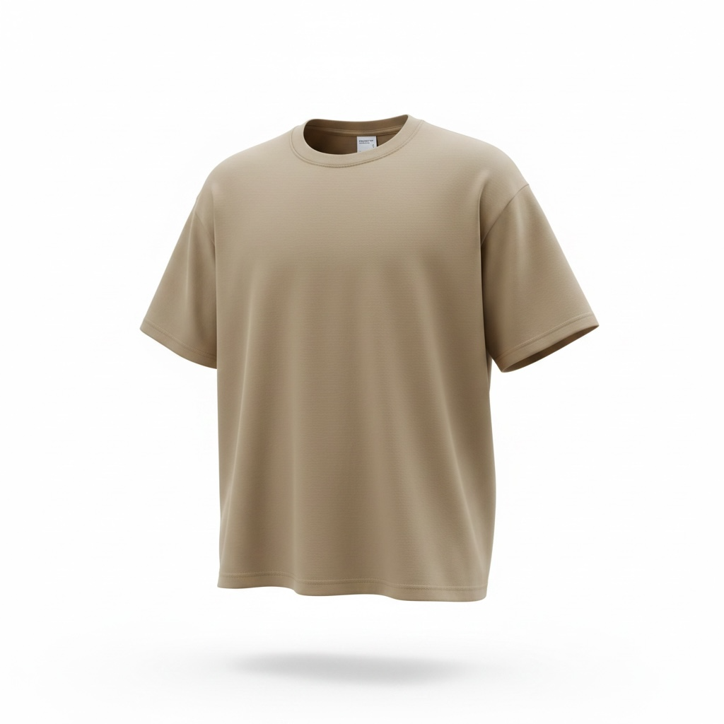 The Khaki Core Boxy Tee