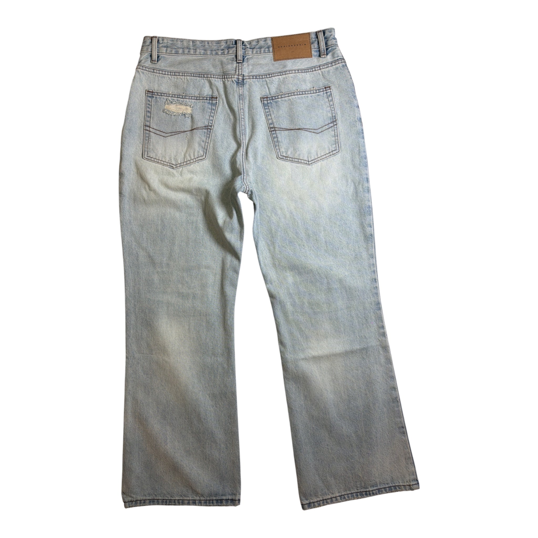 Fragmented Knee Archive Denim