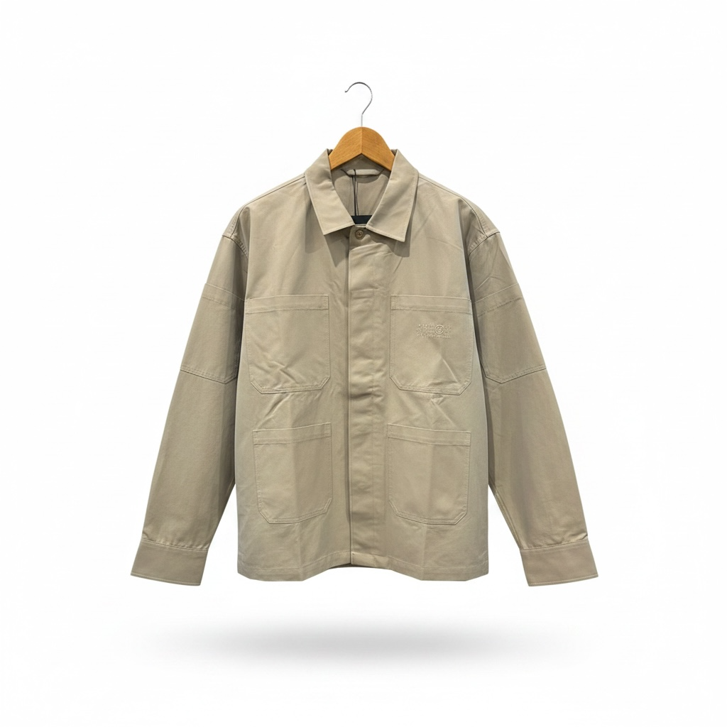Utility Canvas Chore Jacket – Khaki